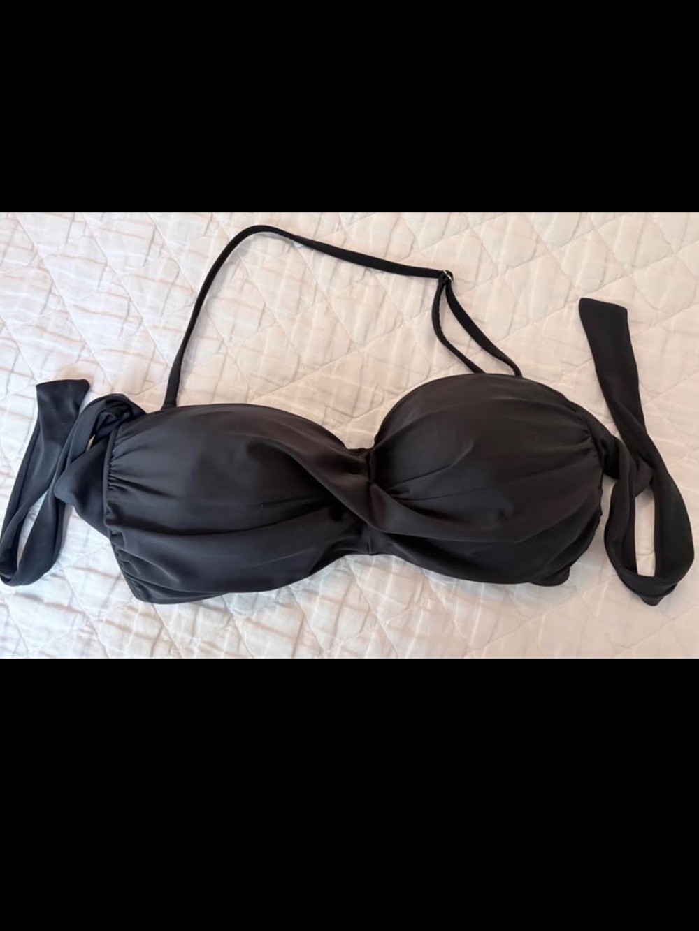 Black Bandeau Swim Top - Women Intimates & Sleepwear
